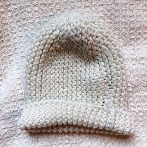 White beanie